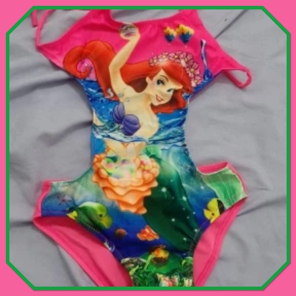 🧜🏿‍♀️NWT🩱Size 3-4 Mermaid “Ariel” Bathing Suit🧜🏿‍♀️ - Picture 5 of 5
